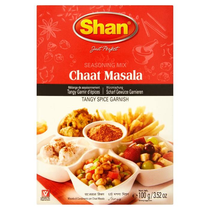 Shan Chaat Masala 50g pack – Tangy Indian spice mix for chaat, fruits & snacks
