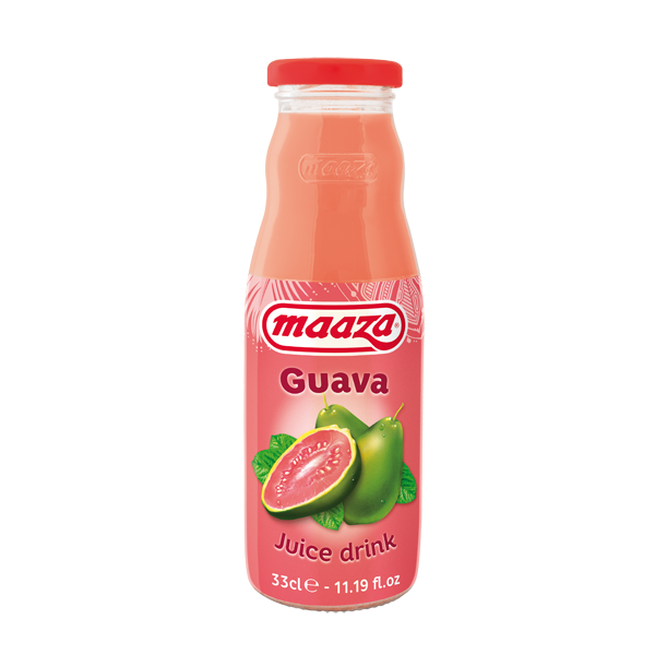 maaza guava glass bottle
