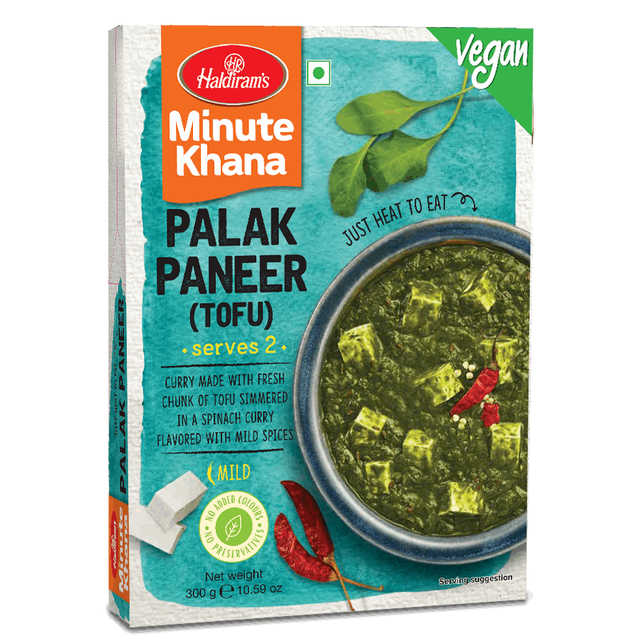 🥘 Haldiram's Palak Paneer 300g – Authentic Indian Spinach &amp; Cottage Cheese Curry