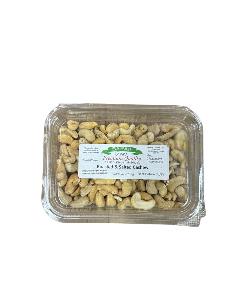 Barak Foods Roasted & Salted Cashew 230gBarak FoodsFood Bazaar