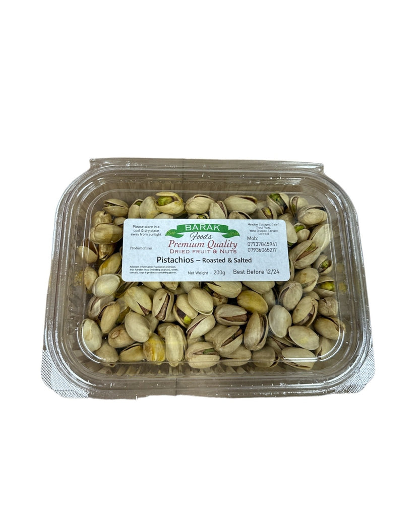 Barak Foods Roasted & Salted Pistachios 200gBarak FoodsFood Bazaar