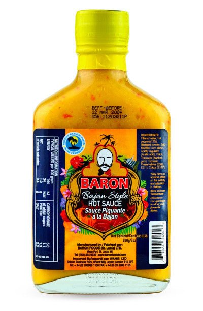 Baron Bajan Style Hot Sauce 200gBaronFood Bazaar