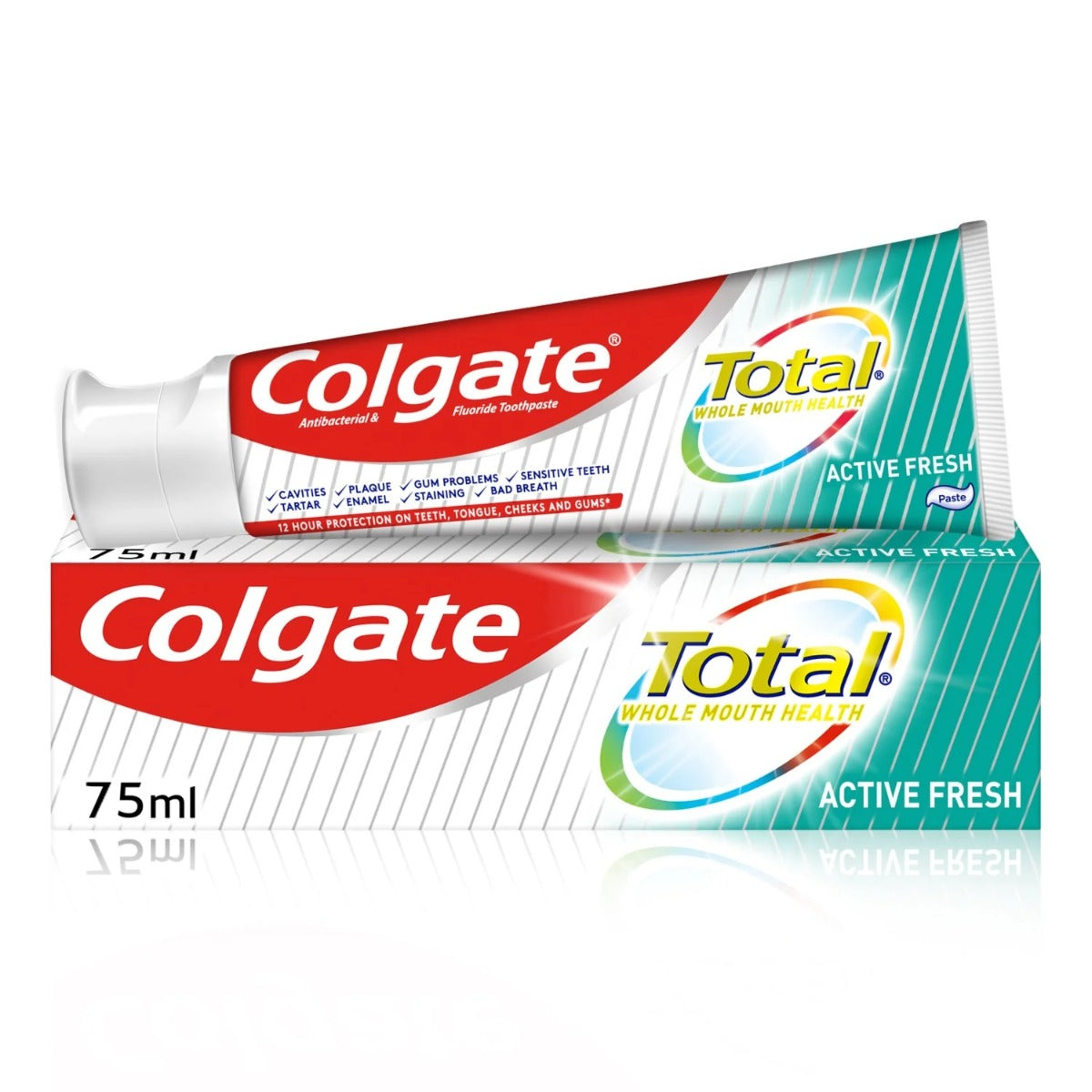 Colgate Rtutle Topthpaste Colgate Original Total Toothpaste 75ml | Complete Oral Care in Hayes ...